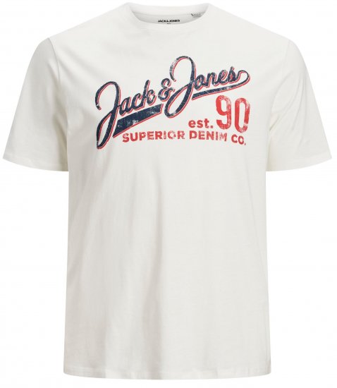 Jack & Jones Elogo T-Shirt White - Camisetas - Camisetas - 2XL-14XL