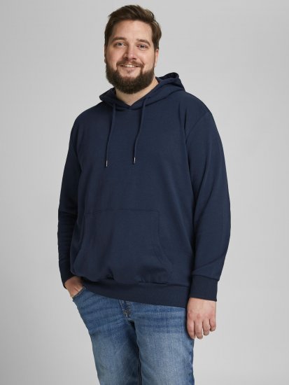 Jack & Jones Basic Sweat Hood Navy Blazer - Sudaderas - Sudaderas 2XL-12XL