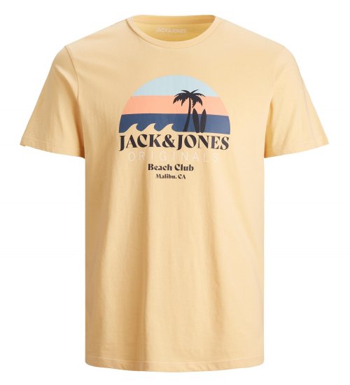 Jack & Jones Cabana T-Shirt Sahara Sun - Camisetas - Camisetas - 2XL-14XL