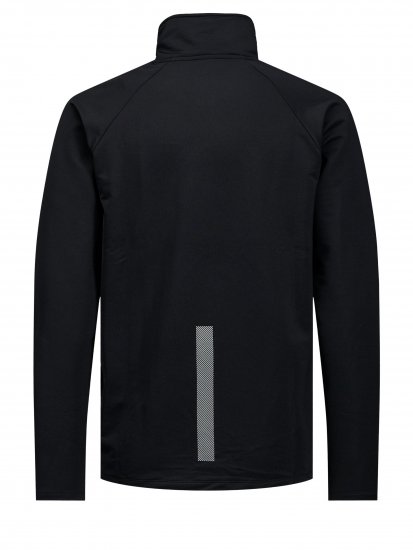 Jack & Jones Running Half Zip Sweat Black - Sudaderas - Sudaderas 2XL-12XL