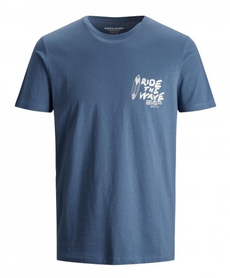 Jack & Jones Strims T-Shirt Ensign Blue - Camisetas - Camisetas - 2XL-14XL