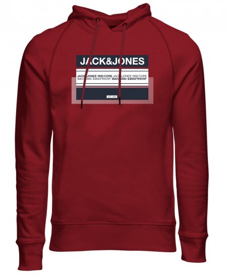 Jack & Jones Booster Hoodie Sun-Dried Tomato - Sudaderas - Sudaderas 2XL-12XL