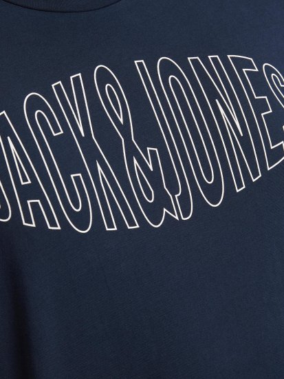Jack & Jones Preston Crew Neck T-Shirt Navy - Camisetas - Camisetas - 2XL-14XL