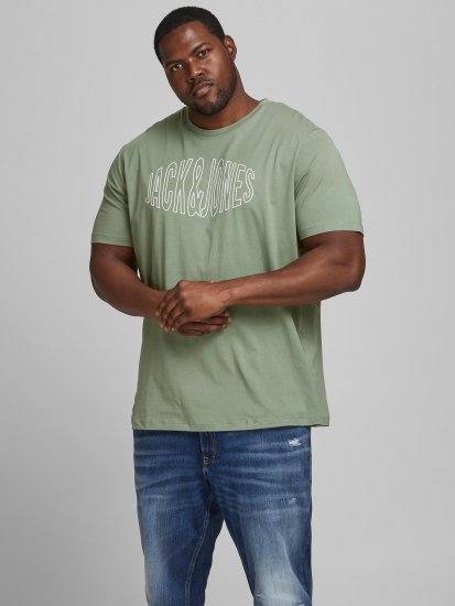 Jack & Jones Preston T-Shirt Sea Spray - Camisetas - Camisetas - 2XL-14XL