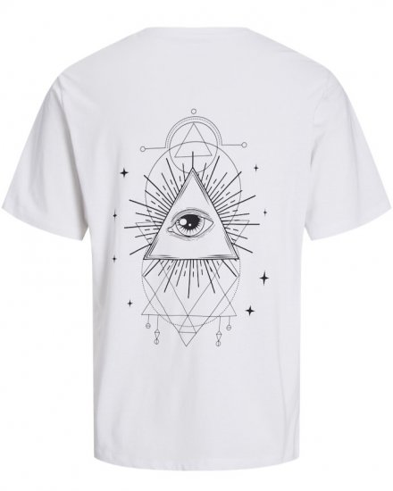 Jack & Jones Jackie Crew Neck T-Shirt White - Camisetas - Camisetas - 2XL-14XL