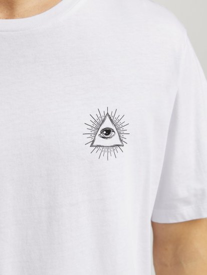 Jack & Jones Jackie Crew Neck T-Shirt White - Camisetas - Camisetas - 2XL-14XL
