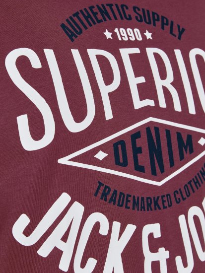 Jack & Jones JJELOGO TEE Hawthorn Rose - Camisetas - Camisetas - 2XL-14XL