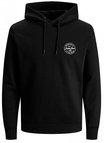 Jack & Jones JJESHARK SWEAT Hoodie Black - Sudaderas - Sudaderas 2XL-12XL