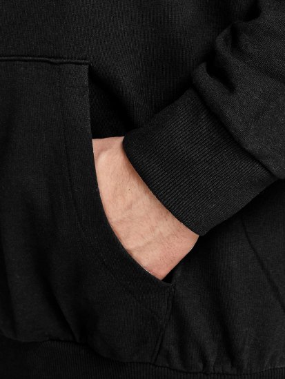 Jack & Jones JJESHARK SWEAT Hoodie Black - Sudaderas - Sudaderas 2XL-12XL