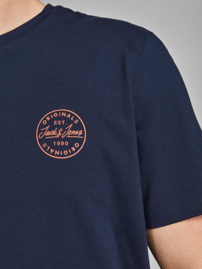 Jack & Jones JJESHARK TEE Navy - Camisetas - Camisetas - 2XL-14XL