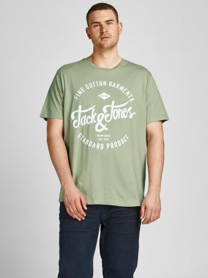 Jack & Jones JJERAFA TEE Light Green - Camisetas - Camisetas - 2XL-14XL