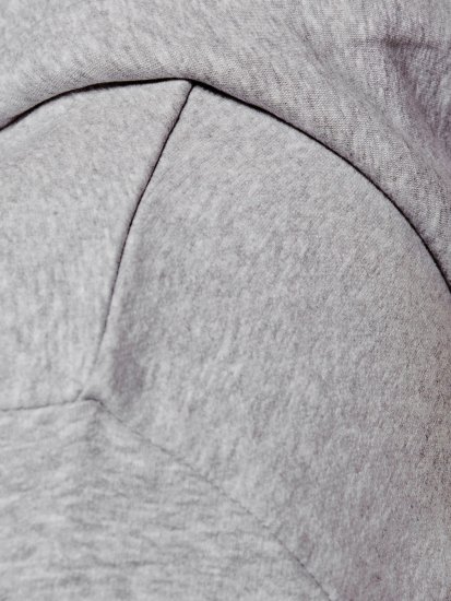 Jack & Jones CORP LOGO Hoodie Light Gray - Sudaderas - Sudaderas 2XL-12XL