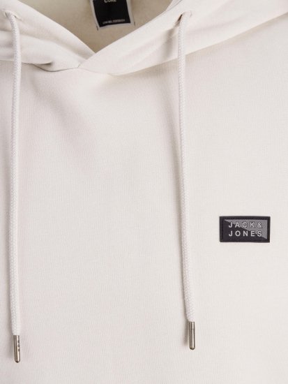 Jack & Jones JCOKING SWEAT HOOD Light Gray - Sudaderas - Sudaderas 2XL-12XL