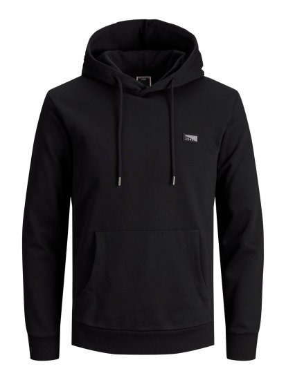 Jack & Jones JCOKING SWEAT HOOD Black - Sudaderas - Sudaderas 2XL-12XL