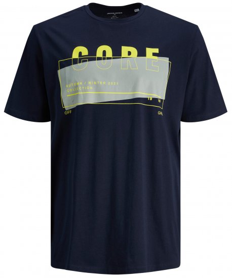 Jack & Jones JCOBOOSTER TEE Navy - Camisetas - Camisetas - 2XL-14XL