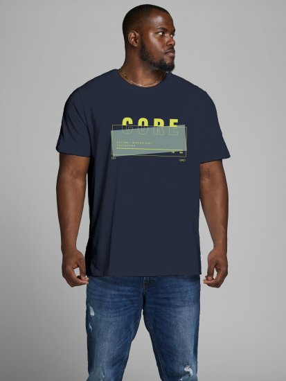 Jack & Jones JCOBOOSTER TEE Navy - Camisetas - Camisetas - 2XL-14XL