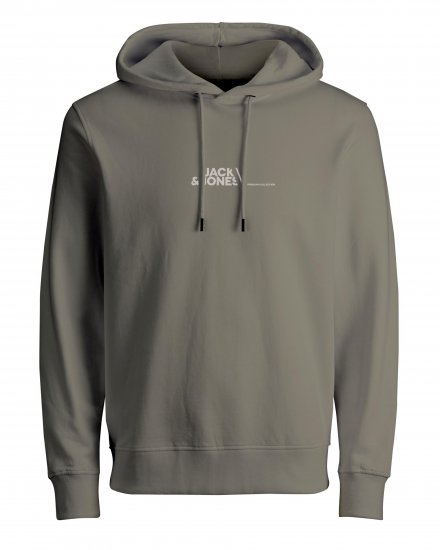 Jack & Jones JPRBLABOOSTER SWEAT Light Gray - Sudaderas - Sudaderas 2XL-12XL