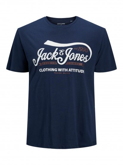 Jack & Jones JPRBLUBOOSTER TEE Navy - Camisetas - Camisetas - 2XL-14XL
