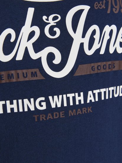 Jack & Jones JPRBLUBOOSTER TEE Navy - Camisetas - Camisetas - 2XL-14XL
