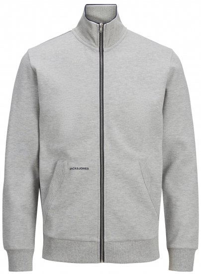 Jack & Jones JJAIDEN ZIP Sweater Grey - Sudaderas - Sudaderas 2XL-12XL