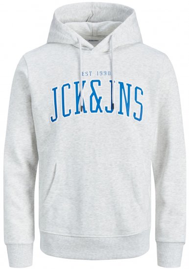 Jack & Jones JJCEMB Hoodie White - Sudaderas - Sudaderas 2XL-12XL