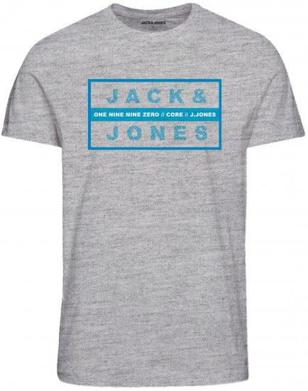 Jack & Jones JJSTORM TEE Grey - Camisetas - Camisetas - 2XL-14XL