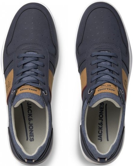 Jack & Jones Dang Faux Nubuck Combo Sneakers Navy Blazer - Calzado de hombre 40-52 - Zapatillas de hombre tallas 40-52