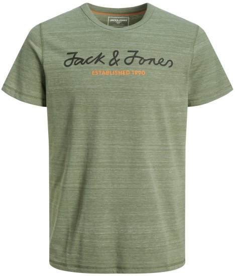 Jack & Jones JCOBERG UPSCALED TEE Green - Camisetas - Camisetas - 2XL-14XL