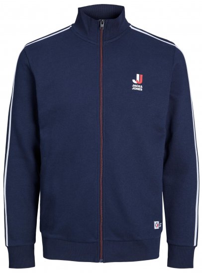 Jack & Jones JCOLOGAN ZIP Sweater Navy - Sudaderas - Sudaderas 2XL-12XL