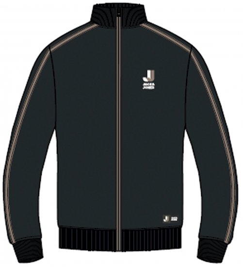 Jack & Jones JCOLOGAN ZIP Sweater Black - Sudaderas - Sudaderas 2XL-12XL