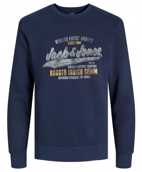 Jack & Jones JPRBLUBILLY Sweatshirt Navy - Sudaderas - Sudaderas 2XL-12XL