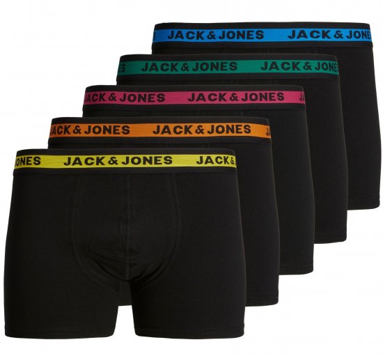 Jack & Jones JACJOSH Boxers 5-pack Black - Ropa interior - Ropa interior 2XL-8XL