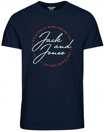 Jack & Jones JORJERRYS TEE Navy - Camisetas - Camisetas - 2XL-14XL