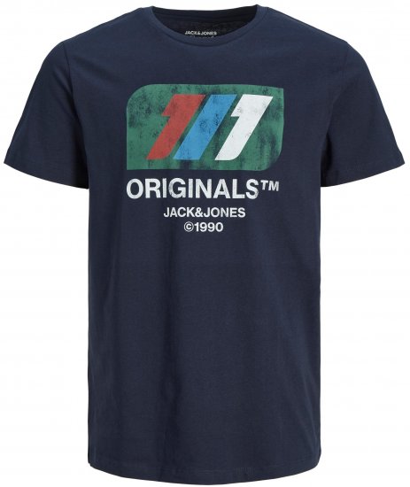 Jack & Jones JORNATE TEE Navy - Camisetas - Camisetas - 2XL-14XL