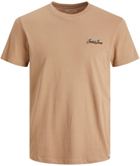 Jack & Jones JORPAUL TONS TEE Beige - Camisetas - Camisetas - 2XL-14XL