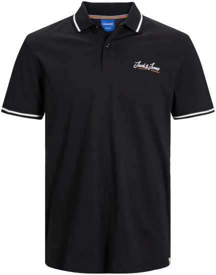 Jack & Jones JORPAUL TONS Polo shirt Black - Polos - Polos 2XL-8XL