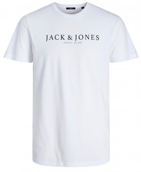 Jack & Jones JPRBLABOOSTER T-shirt White - Camisetas - Camisetas - 2XL-14XL