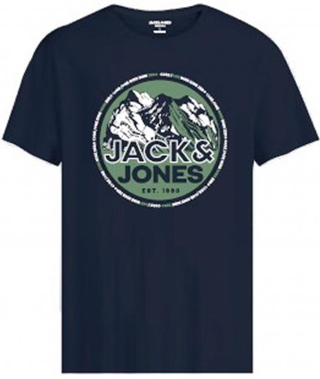 Jack & Jones JCOBOOSTER T-Shirt Navy - Camisetas - Camisetas - 2XL-14XL