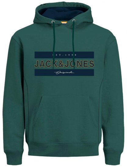 Jack & Jones JORFRIDAY Hoodie Green - Sudaderas - Sudaderas 2XL-12XL