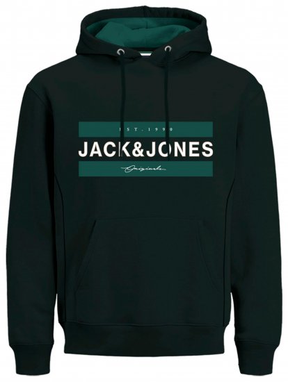 Jack & Jones JORFRIDAY Hoodie Black - Sudaderas - Sudaderas 2XL-12XL