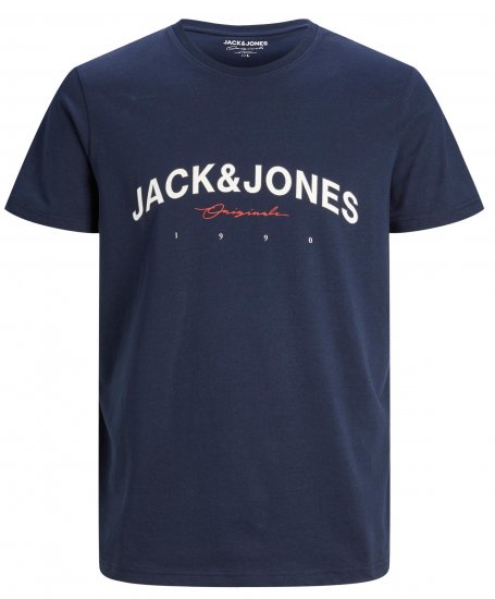 Jack & Jones JORFRIDAY T-Shirt Navy - Camisetas - Camisetas - 2XL-14XL