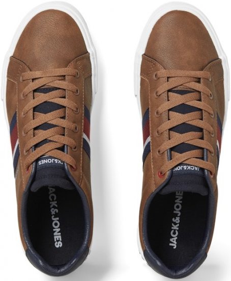 Jack & Jones Gorgon Sneakers Brown - Calzado de hombre 40-52 - Zapatillas de hombre tallas 40-52
