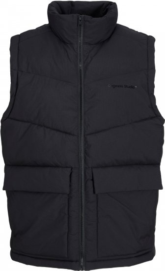 Jack & Jones JORVESTERBRO BODYWARMER Black - Chaquetas - Chaquetas Tallas Grandes 2XL-8XL