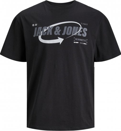 Jack & Jones JCOBLACK TEE SS CREW NECK Black - Camisetas - Camisetas - 2XL-14XL