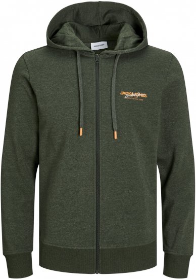 Jack & Jones ALVIS Hoodie Kombu Green - Sudaderas - Sudaderas 2XL-12XL