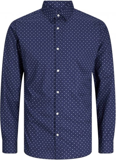 Jack & Jones JOE Dress Shirt LS Navy Blazer - Camisas - Camisas 2XL-10XL