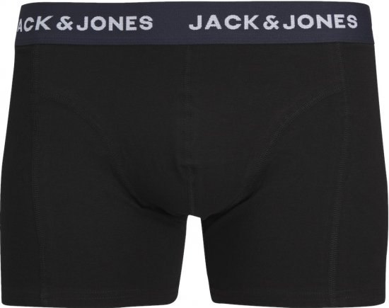Jack & Jones JACARON Trunks 3-Pack Black - Ropa interior - Ropa interior 2XL-8XL
