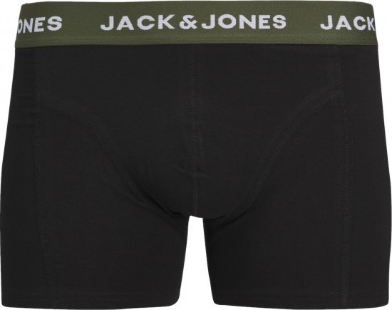 Jack & Jones JACARON Trunks 3-Pack Black - Ropa interior - Ropa interior 2XL-8XL