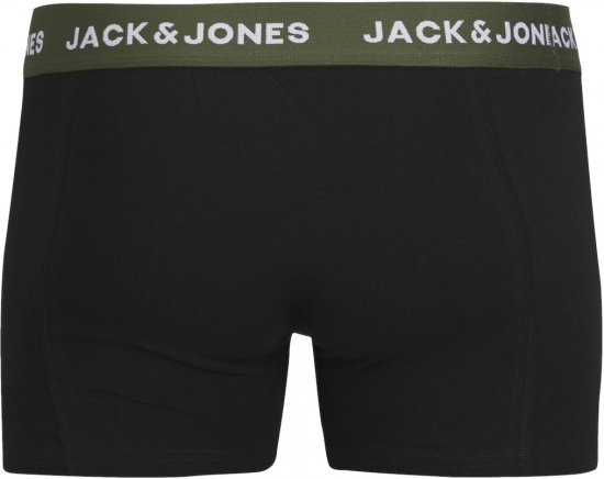 Jack & Jones JACARON Trunks 3-Pack Black - Ropa interior - Ropa interior 2XL-8XL