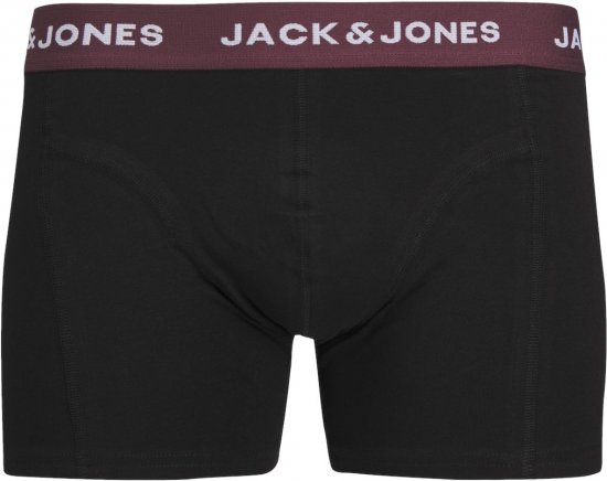 Jack & Jones JACARON Trunks 3-Pack Black - Ropa interior - Ropa interior 2XL-8XL
